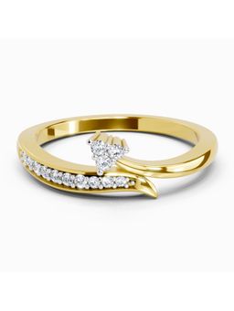 Sparkles - Lab Grown Diamond 0.09 Carat Round Fashion Ring Gold