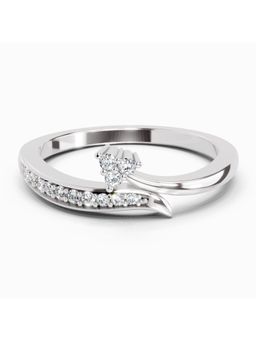Sparkles - Lab Grown Diamond 0.09 Carat Round Fashion Ring Silver
