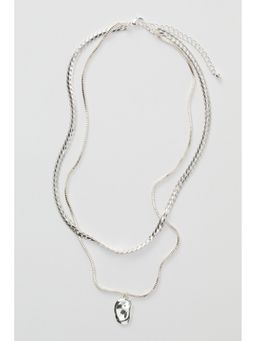H&M - Women Silver Two-Strand Necklace