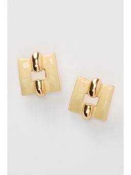 H&M - Women Yellow Square Earrings