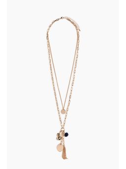 H&M - Women Gold Two-Strand Pendant Necklace