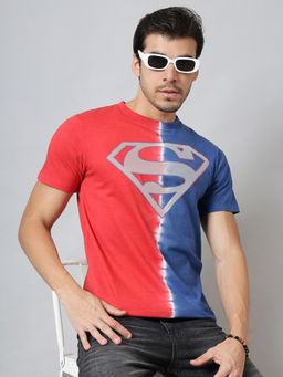 Free Authority - Official Superman Printed Regular Fit T-shirt For Men