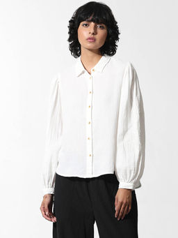 ONLY - White Cotton Shirt