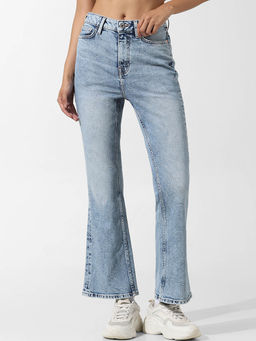 ONLY - Light Blue High Rise Paola Flared Jeans