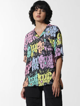 ONLY - Printed Viscose Unisex Shirt