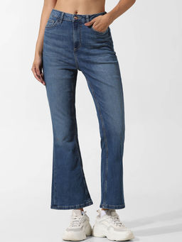 ONLY - Blue High Rise Paola Flared Jeans
