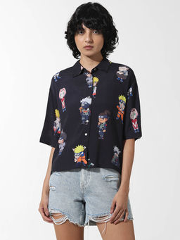 ONLY - X Naruto Printed Viscose Shirt