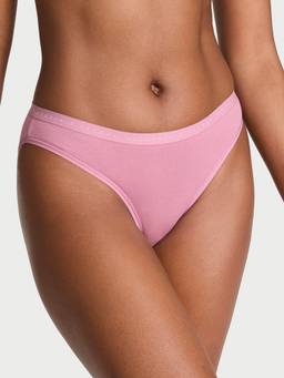 Victoria's Secret - Pink Stretch Cotton Bikini Panty