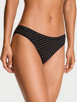 Victoria's Secret - Black Stretch Cotton Bikini Panty
