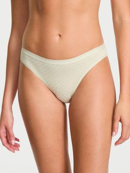 Victoria's Secret - Green Stretch Cotton Bikini Panty