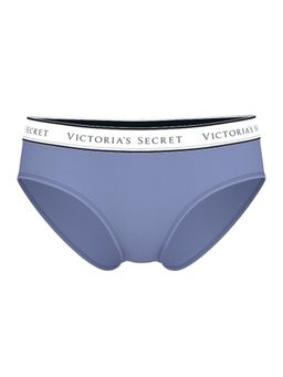 Victoria's Secret - Navy Blue Cotton Logo Hip Hugger Hipster Panty