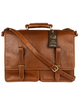 Hidesign - Tan Parma Ranchero Siberia Messenger Bag