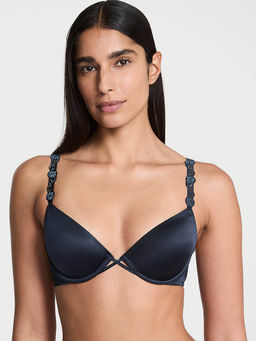 Victoria's Secret - Very Sexy Electric Orchid Shine Strap Lightly Lined Plunge Demi Bra
