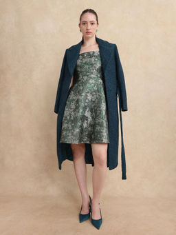 RAREISM - Davao Green Printed Mini Dress