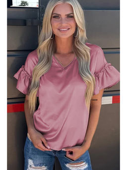 PARTIQ - Women Pink Solid Top