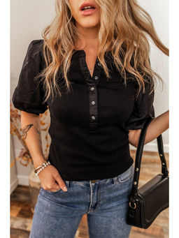 PARTIQ - Women Black Solid Top