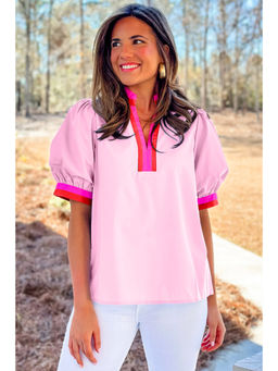 PARTIQ - Women Pink Solid Top