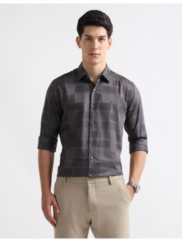Arrow Newyork - Mens Geometric Printed Manhattan Slim Fit Shirt
