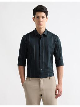 Arrow Newyork - Mens Vertical Striped Manhattan Slim Fit Shirt