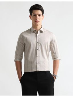 Arrow Newyork - Mens Vertical Striped Manhattan Slim Fit Shirt