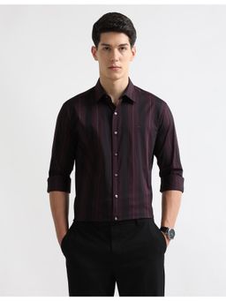 Arrow Newyork - Mens Vertical Striped Manhattan Slim Fit Shirt