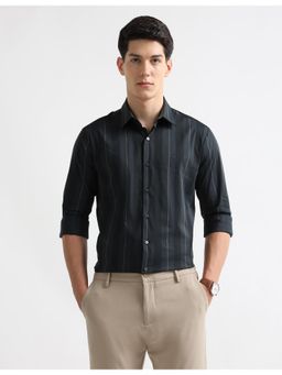Arrow Newyork - Mens Vertical Striped Manhattan Slim Fit Shirt