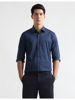 Arrow Newyork - Mens Vertical Striped Manhattan Slim Fit Shirt