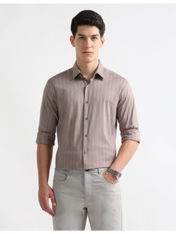Arrow Newyork - Mens Vertical Striped Manhattan Slim Fit Shirt