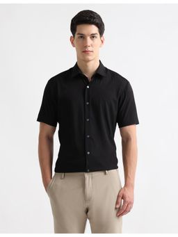Arrow Newyork - Mens Jacquard Boston Relaxed Fit Shirt