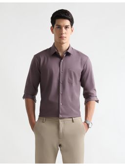 Arrow Newyork - Mens Manhattan Slim Fit Solid Shirt