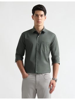 Arrow Newyork - Mens Manhattan Slim Fit Solid Shirt