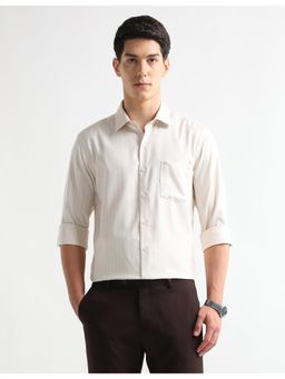 Arrow - Mens Vertical Striped Auto Press Shirt