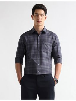 Arrow - Mens Textured Plaid Checked Originals Shirt