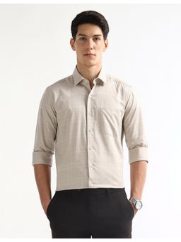 Arrow - Mens Textured Manhattan Slim Fit Shirt