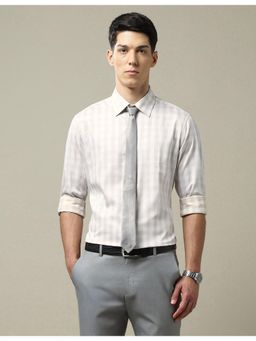 Arrow - Mens Jacquard Gingham Checked Shirt