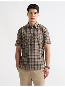 Arrow Sports - Mens Plaid Checked Outdoor Shirt