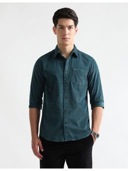 Arrow Sports - Mens Corduroy Chelsea Slim Fit Shirt