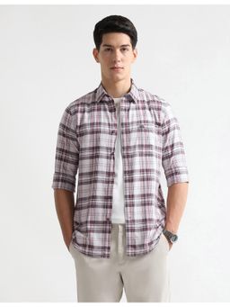Arrow Sports - Mens Herringbone Regular Fit Shirt