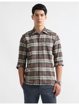 Arrow Sports - Mens Plaid Checked Outdoor Shirt