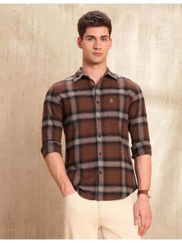 U.S. Polo Assn. Denim Co. - Mens Tartan Checked Legend Of Horseshoe Shirt