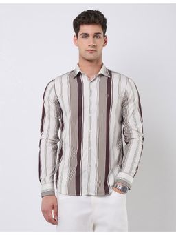 U.S. POLO ASSN. - Mens Vertical Striped 135Th Rwn Theatre Shirt
