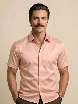 THE FORMAL CLUB - Ashley Giza Shirt In Peach Fuzz