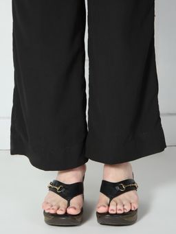 Inc.5 - Women Black Wedges Heels