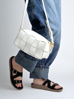 Shoetopia - Black Sandals for Women