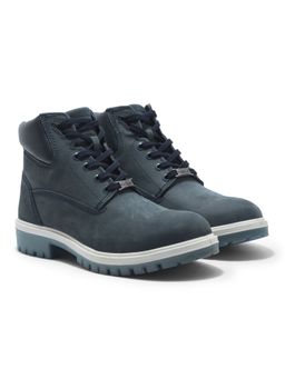 WOODLAND - Men Navy Blue Casual Boots