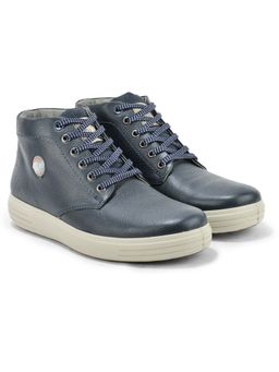 WOODLAND - Men Navy Blue Casual Boots