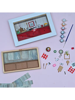 Pinch of Pretty - Rustic Kitchen Miniature Shadow Box