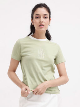 RAREISM - Cosme Light Green Regular Fit T-Shirt