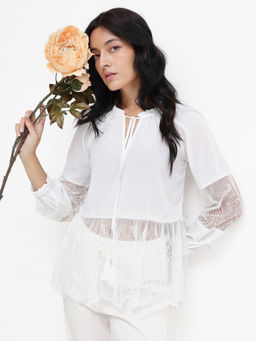 RAREISM - Florida White Relaxed Fit Top