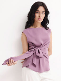 RAREISM - Wevillet Pastel Purple Regular Fit Top